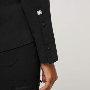 NWT! Nala figs long sleeve polo scrub top.